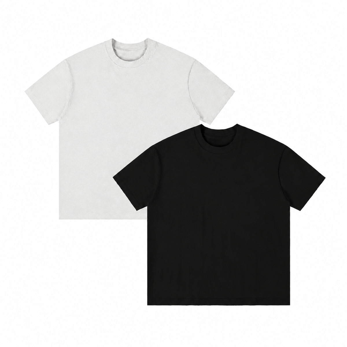 2-Pack Vintage Frayed Tee Oat+Americano